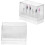 2pcs Nail Drill Bit Case Organizer Holder Plastic Storage Stand 2