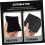 2pcs Multi-function Watch and Jewelry Box Set Matte Black Pu Leather Portable Storage Case 2