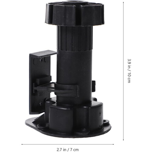12pcs Heavy Duty Adjustable Leveling Feet Threaded Design 4-Hole Positioning 1