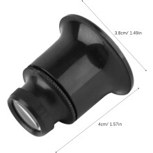 2 stuks handloep/vergrootglas voor horlogemakers en juweliers