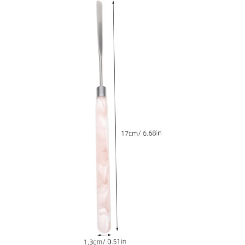 Makeup Depotting Spatula Stainless Steel Multipurpose Mixing Tool 1