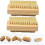 Escova de limpeza de unhas resistente ao desgaste de bambu e Sisal duplo lado 2pcs 6
