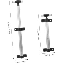 2 poignées de valise télescopiques en alliage d'aluminium, accessoire de rechange
