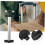 2pcs Aluminum Alloy Telescopic Luggage Pull Handle Replacement Accessory 1