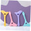 2pcs Eyeliner Stencils Silicone Makeup Aids Pink Purple Multi-functional Drawing Tools 5