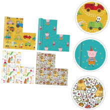 12 Stück Geschenkpapier mit Tiermotiven zum Selbermachen, zum Einpacken von Geschenken