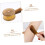 2pcs Portable Scraping Plate Ox Horn Massaging Roller Multi-purpose Massage Roller 6
