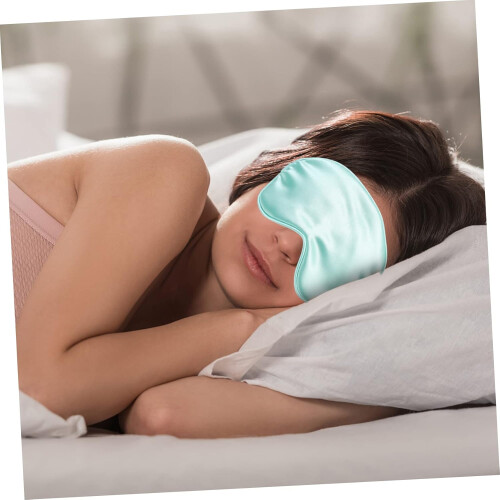 2 maschere per dormire in seta, comode da usare durante la notte. 2