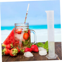2 jeux de bocaux à essai pour hydromètre, kit d'outils pour testeur de vin et de fermentation