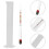 2 Sets Wine Hydrometer Triple Scale Alcohol Hydrometer Glass Plastic Accurate Reading Measure Alcohol 8