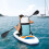 Inflatable Paddleboard Backpack for SUP Surfboard, Water Sports Carry Bag Adjustable Straps 3