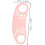 V Shape Face Lifting Mask with Chin Reducer Strap, Reusable Pink Sleeping Face Belt 2