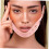 V Shape Face Lifting Mask with Chin Reducer Strap, Reusable Pink Sleeping Face Belt 5