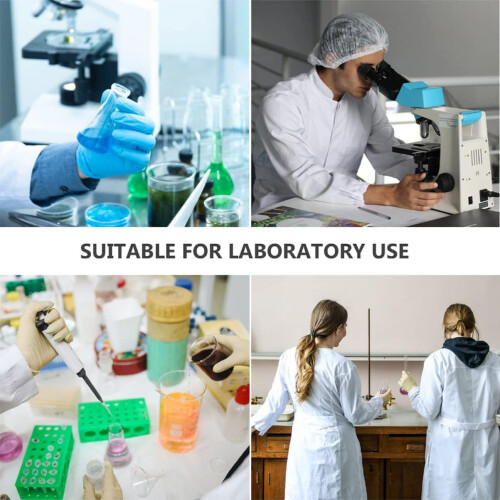 2pcs Round Bottom Flask Glass Flask Laboratory Supplies for Experiment 1