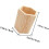 2pcs Pine madeira hexagonal lápis suporte mesa organizador 2