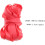 2 corde elastiche rosse per saltare, 5 m, spesse e allargate, in gomma. 2