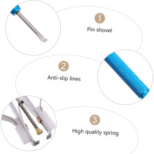Conjunto de ferramentas de remoção de mão de relógio de 3 PCs com colchas de seleção fácil de abrir Relógio elevador de agulha confortável