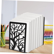 2 sujetalibros de metal con diseño elegante y creativo. Soportes de lectura de hierro.