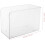 2pcs Acrylic Bookends Book Holder for Shelves Multi-Function File Organizer Magazine Files Desktop 2
