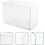 2pcs Acrylic Bookends Book Holder for Shelves Multi-Function File Organizer Magazine Files Desktop 6