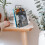 2pcs Acrylic Bookends Book Holder for Shelves Multi-Function File Organizer Magazine Files Desktop 7
