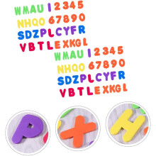 Eva Lettres et Chiffres, Jouets de Bain pour Garçons et Filles, Ensemble Éducatif Alphabet et Chiffres