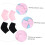 2 Pairs Breathable Gel Heel Moisturizing Socks Ankle Socks 5