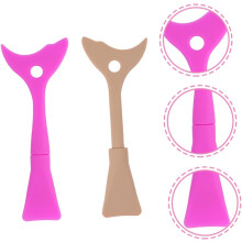 4-teiliges Silikon-Mascara-Schutz-Applikator-Werkzeug für Augen-Make-up, Eyeliner-Schablonen, Silikon-Make-up-Werkzeuge