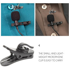 Clips de fio do clipe do microfone 15pcs Abrazadeira de gerenciamento do cabo do microfone da lapela Abs leve