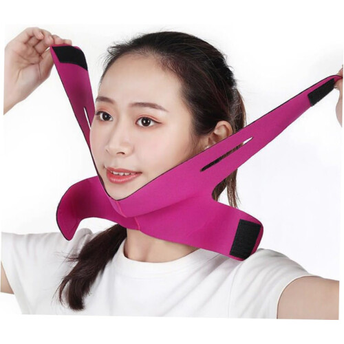 2pcs V Mask Chin Strap Thin Masseter Muscle Face-lifting Belt 1