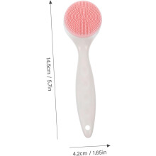 Brosse de massage facial, coussinet nettoyant en silicone, ensemble de lingettes douces pour le visage, couleur aléatoire