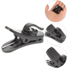 15 Stück Mikrofonklemmen, Kabelclips, Ansteckmikrofon-Kabelmanagement-Klemme, leichtes ABS