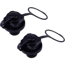 Valve de remplacement en PVC pour air comprimé, valve anti-fuite à vis, 2 pièces, diamètre de filetage 22 mm, accessoire pour kayak