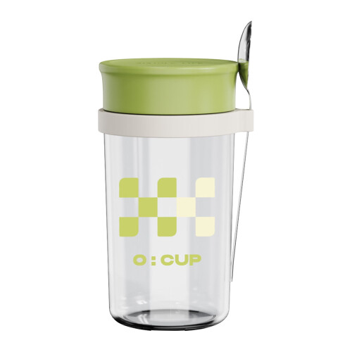 Próca Bricfeasta Gloine le Clúdach & Spúnóg – 500ml