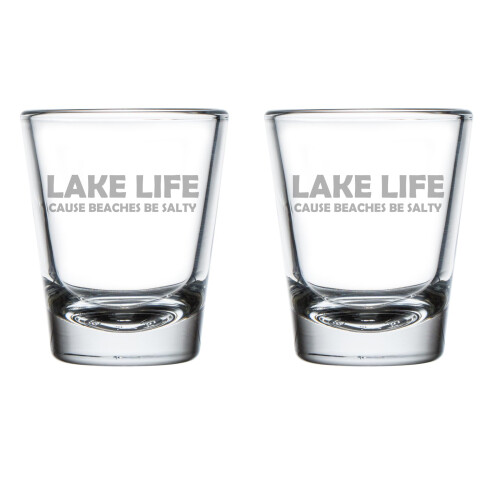 2 αστεία σφηνοπότηρα Lake Life 1,75oz