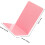 2Pcs Pink Plastic Bookends Decorative Book Organizer Multifunctional Book Holders 2