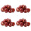 48 mele artificiali rosse realistiche, in schiuma, 9 cm 1