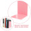 2Pcs Pink Plastic Bookends Decorative Book Organizer Multifunctional Book Holders 6