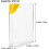 Portable Slim Plastic Water Bottle 450ml 2pcs Leak-proof Flat Rectangular Flask 2