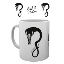 Taza de fantasma de Billie Eilish multicolor