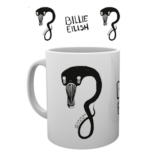 Taza de fantasma de Billie Eilish multicolor