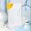 Portable Slim Plastic Water Bottle 450ml 2pcs Leak-proof Flat Rectangular Flask 4