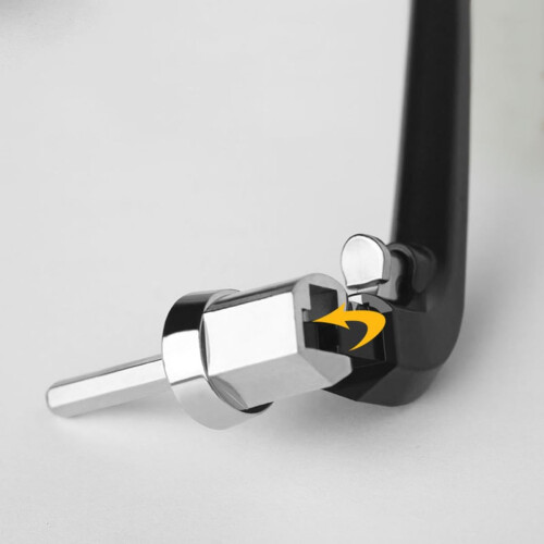 2pcs Fishing Reel Handle Replacement with Foldable Rocker Arm and Solid Metal Construction 2