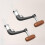2pcs Fishing Reel Handle Replacement with Foldable Rocker Arm and Solid Metal Construction 5