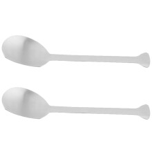 Rührlöffel aus Edelstahl mit gebogenem Griff