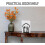 2pcs Metal Bookends Desktop Book Holders Study Book Stands with Non-Slip Base 3