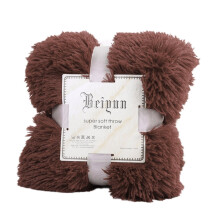Faux Fur Throw Blanket 80 x 120 cm