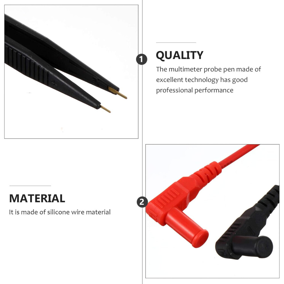 2Sets Capacitance And Inductance Test Leads Multimeter Test Wire Probe 8113854492388