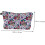 Skull Pattern Cosmetic Pouch Travel Toiletry Storage Bag 2