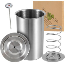 Stainless Steel Meat Press Cooker with Thermometer 20 Bags